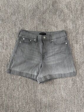 Banana Republic Gray Denim Cuffed Shorts